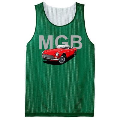 Classic British Mgb Sports Car Mesh Reversible Basketball Jersey Tank