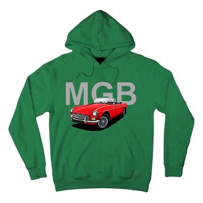 Classic British Mgb Sports Car Tall Hoodie