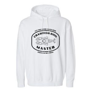 Crawfish Boil Master Cajun Seafood Festival Retro Cooking Cute Gift Garment-Dyed Fleece Hoodie