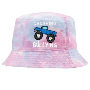 Crushing Bullying Monster Truck Unity Day Orange Tie-Dyed Bucket Hat