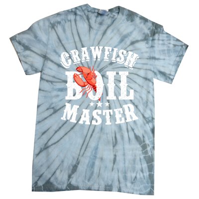 Crawfish Boil Master Cajun Seafood Festival Retro Cooking Gift Tie-Dye T-Shirt