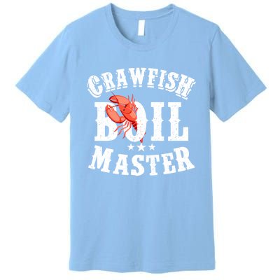 Crawfish Boil Master Cajun Seafood Festival Retro Cooking Gift Premium T-Shirt