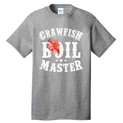 Crawfish Boil Master Cajun Seafood Festival Retro Cooking Gift Tall T-Shirt