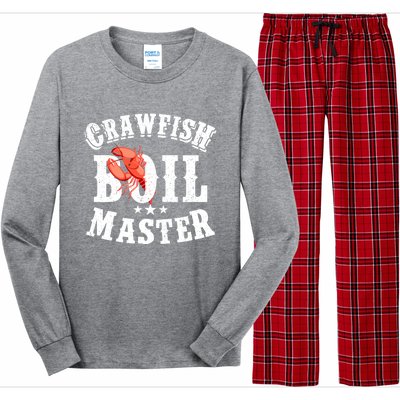 Crawfish Boil Master Cajun Seafood Festival Retro Cooking Gift Long Sleeve Pajama Set