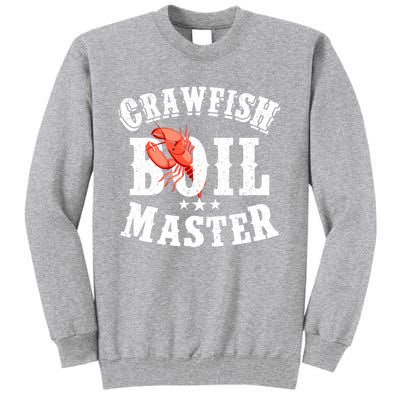 Crawfish Boil Master Cajun Seafood Festival Retro Cooking Gift Tall Sweatshirt