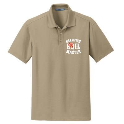 Crawfish Boil Master Cajun Seafood Festival Retro Cooking Gift Dry Zone Grid Polo