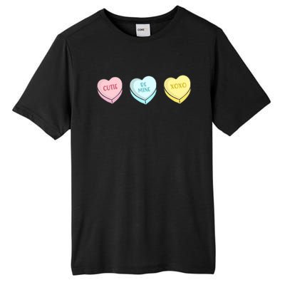 Cutie Be Mine Xoxo Valentines Day Funny Gift Cool Gift Tall Fusion ChromaSoft Performance T-Shirt