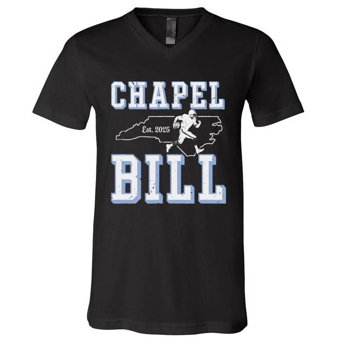 Chapel Bill Merch Vintage North Carolina Fan Merch V-Neck T-Shirt