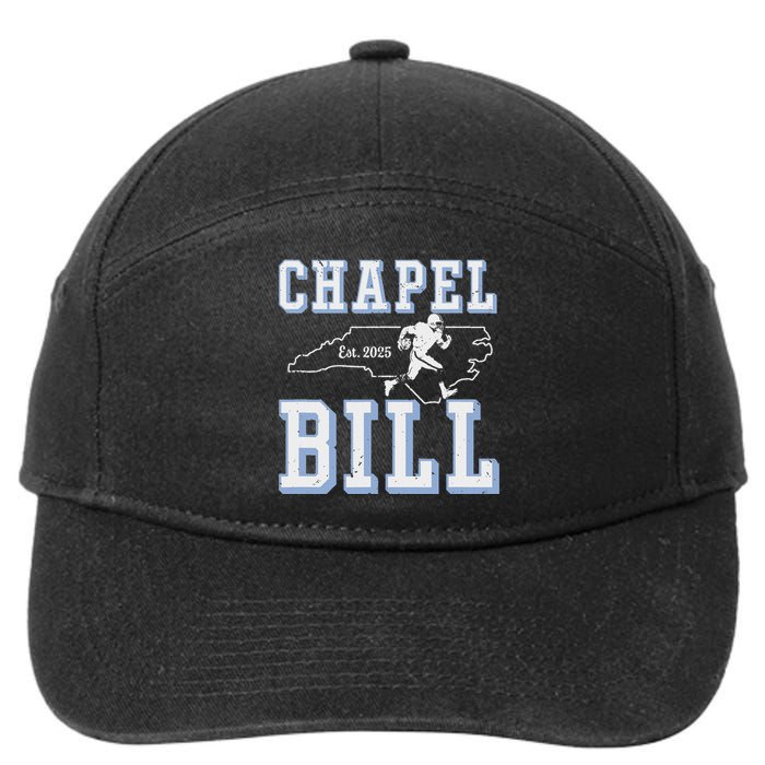 Chapel Bill Merch Vintage North Carolina Fan Merch 7-Panel Snapback Hat