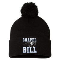 Chapel Bill Merch Vintage North Carolina Fan Merch Pom Pom 12in Knit Beanie