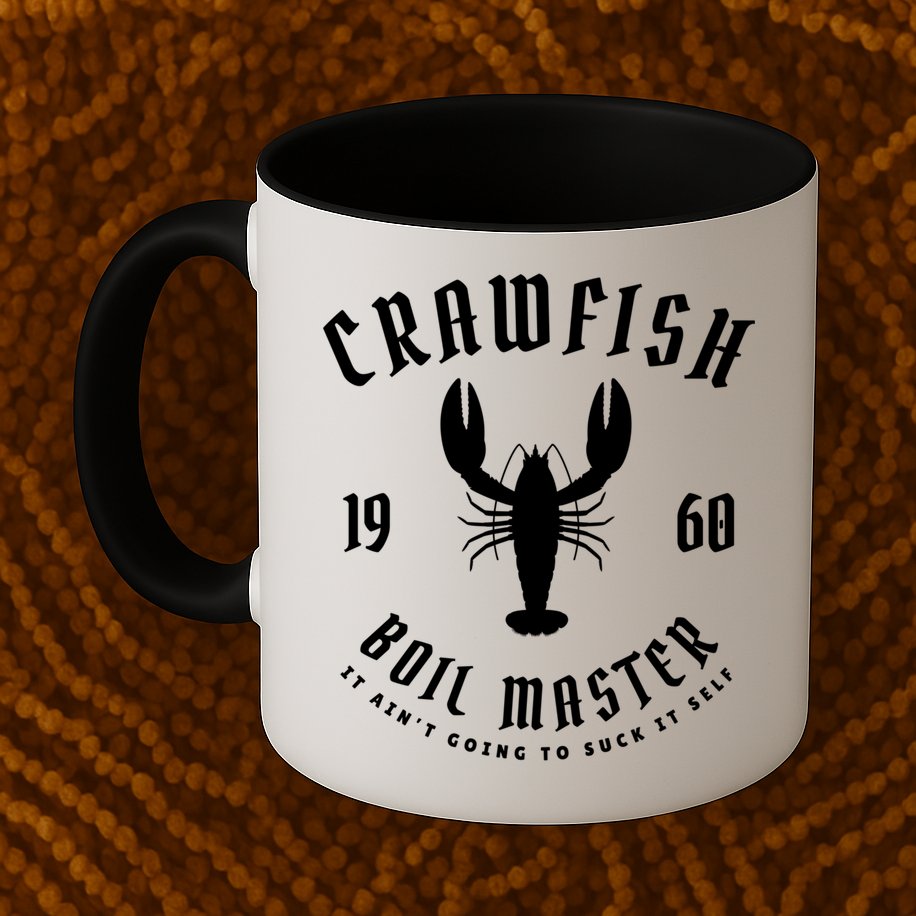 Crawfish Boil Master Cajun Seafood Festival Retro Cooking Gift Mug