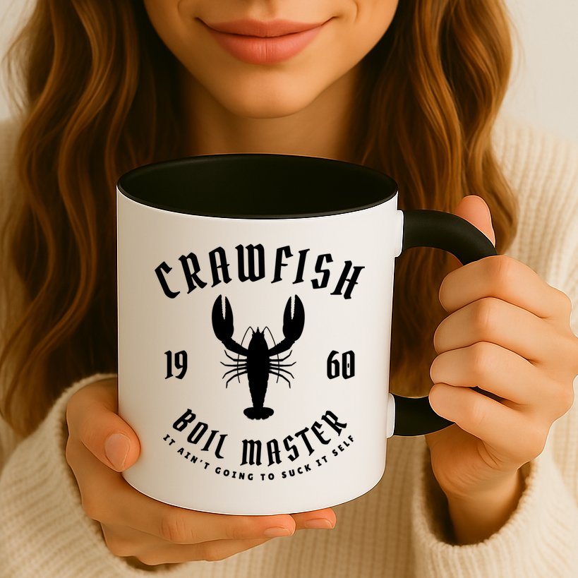 Crawfish Boil Master Cajun Seafood Festival Retro Cooking Gift Mug