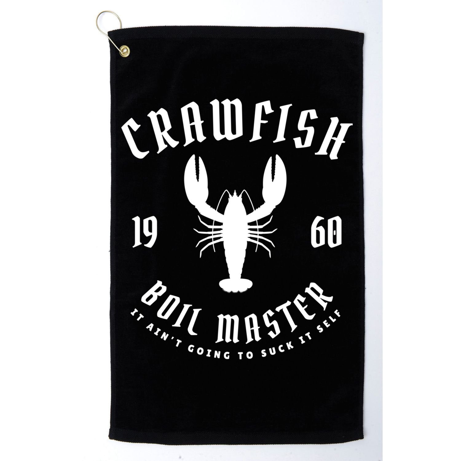 Crawfish Boil Master Cajun Seafood Festival Retro Cooking Gift Golf Towel