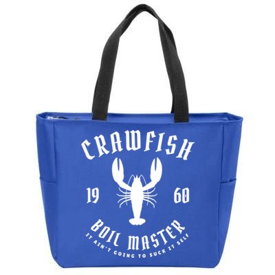 Crawfish Boil Master Cajun Seafood Festival Retro Cooking Gift Zip Tote Bag