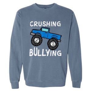 Crushing Bullying Monster Truck Unity Day Orange Garment-Dyed Sweatshirt