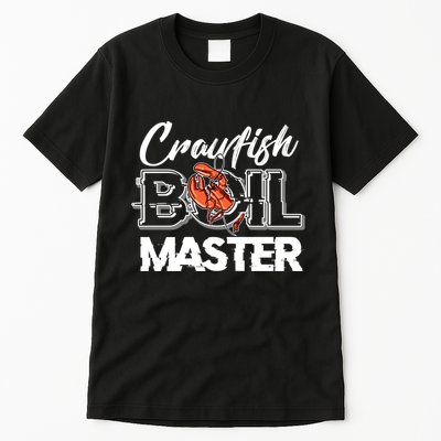 Crawfish Boil Master Cajun Seafood Festival Retro Cooking Gift Tall T-Shirt