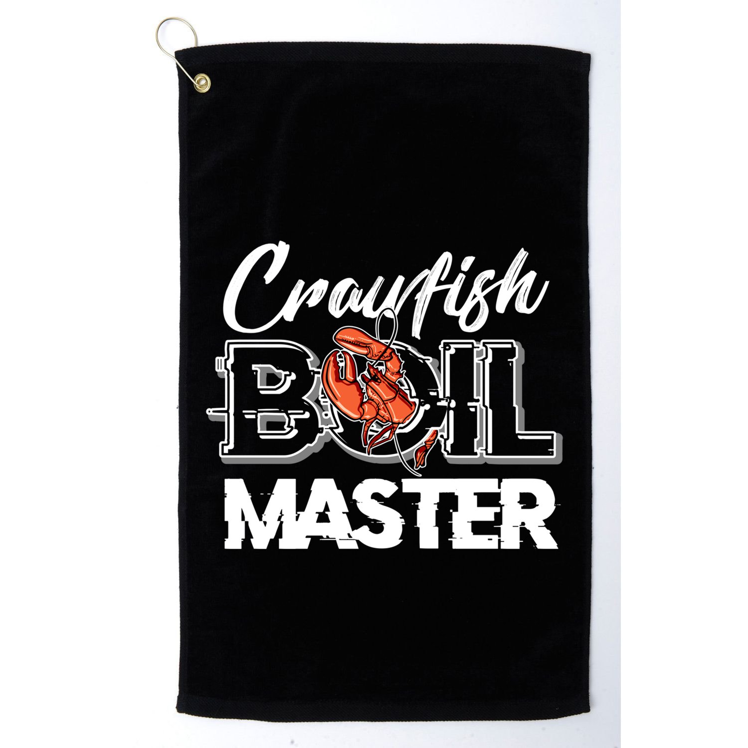 Crawfish Boil Master Cajun Seafood Festival Retro Cooking Gift Golf Towel