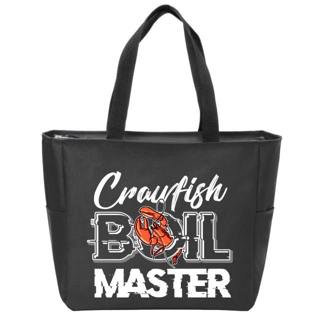 Crawfish Boil Master Cajun Seafood Festival Retro Cooking Gift Zip Tote Bag