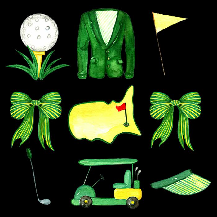 Coquette Bow Masters Golf Tournament Golfing Cooling Performance Crew T-Shirt