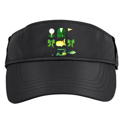 Coquette Bow Masters Golf Tournament Golfing Adult Drive Performance Visor