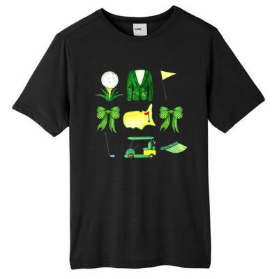 Coquette Bow Masters Golf Tournament Golfing Tall Fusion ChromaSoft Performance T-Shirt