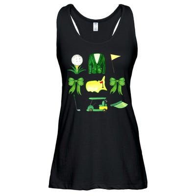 Coquette Bow Masters Golf Tournament Golfing Ladies Essential Flowy Tank