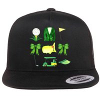 Coquette Bow Masters Golf Tournament Golfing Flatbill Hat