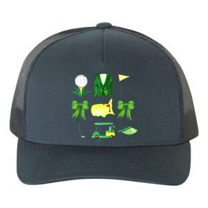 Coquette Bow Masters Golf Tournament Golfing Yupoong Adult 5-Panel Trucker Hat