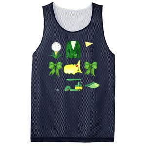 Coquette Bow Masters Golf Tournament Golfing Mesh Reversible Basketball Jersey Tank