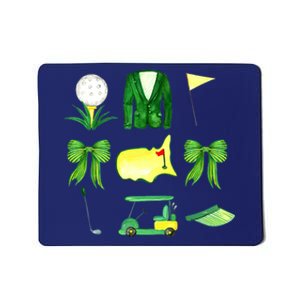 Coquette Bow Masters Golf Tournament Golfing Mousepad