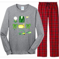 Coquette Bow Masters Golf Tournament Golfing Long Sleeve Pajama Set