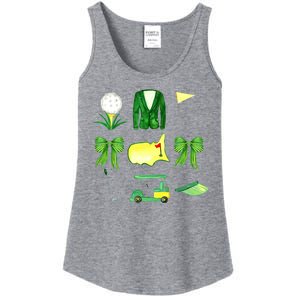 Coquette Bow Masters Golf Tournament Golfing Ladies Essential Tank