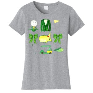 Coquette Bow Masters Golf Tournament Golfing Women's T-Shirt