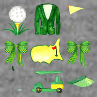 Coquette Bow Masters Golf Tournament Golfing Kids T-Shirt