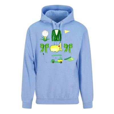 Coquette Bow Masters Golf Tournament Golfing Unisex Surf Hoodie