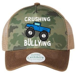 Crushing Bullying Monster Truck Kids Unity Day Orange Legacy Tie Dye Trucker Hat