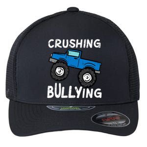 Crushing Bullying Monster Truck Kids Unity Day Orange Flexfit Unipanel Trucker Cap