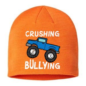 Crushing Bullying Monster Truck Kids Unity Day Orange Sustainable Beanie