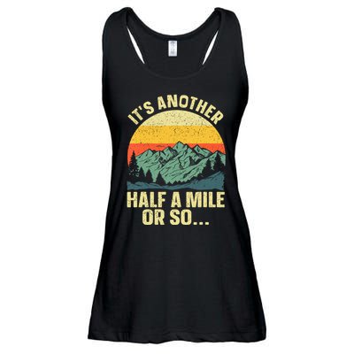 Camping Backpacking Mountain Hiker Gift Funny Hiking Ladies Essential Flowy Tank