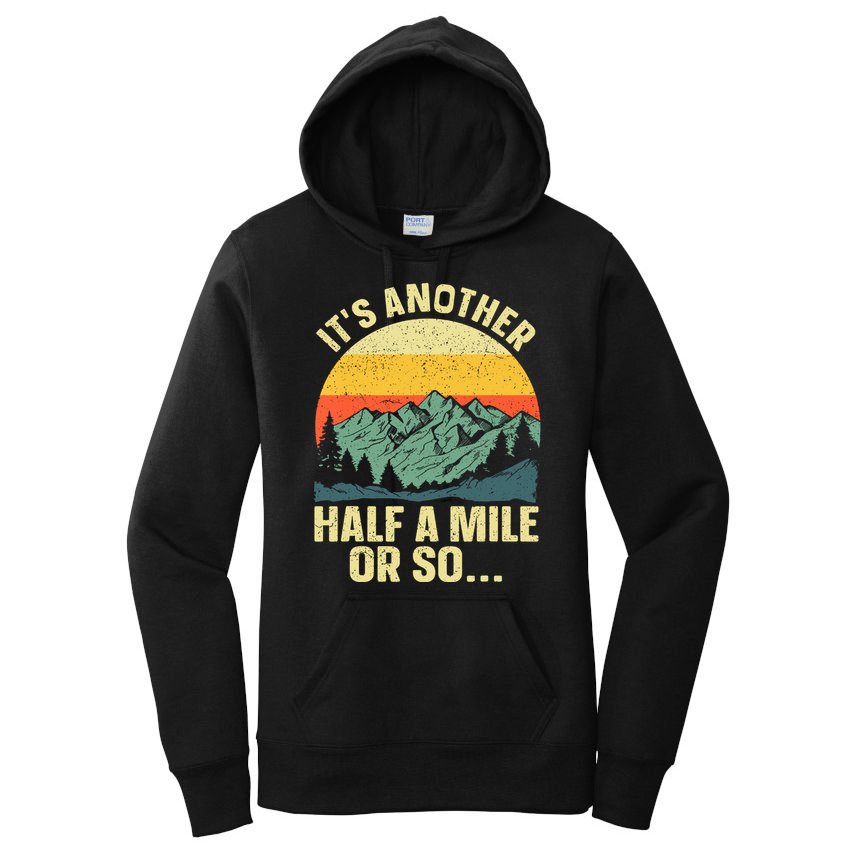 Camping Backpacking Mountain Hiker Gift Funny Hiking Women's Pullover Hoodie