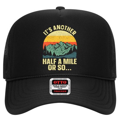 Camping Backpacking Mountain Hiker Gift Funny Hiking Trucker Hat