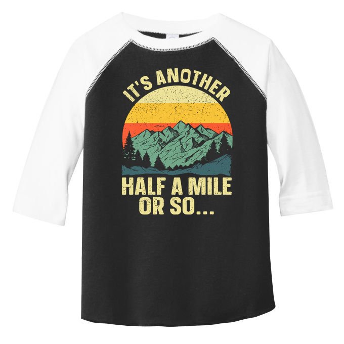 Camping Backpacking Mountain Hiker Gift Funny Hiking Toddler Fine Jersey T-Shirt