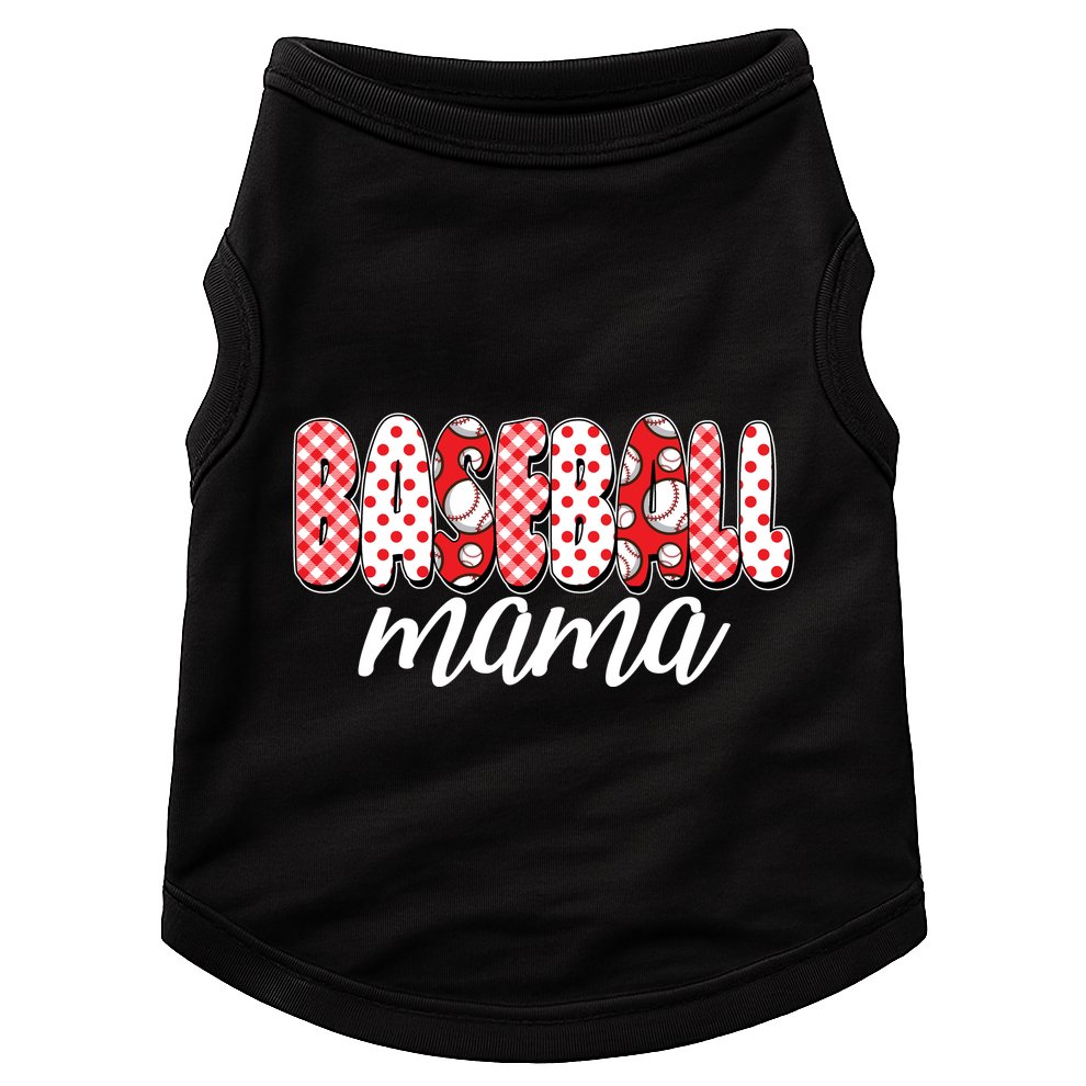 Cute Baseball Mama Doggie Tank