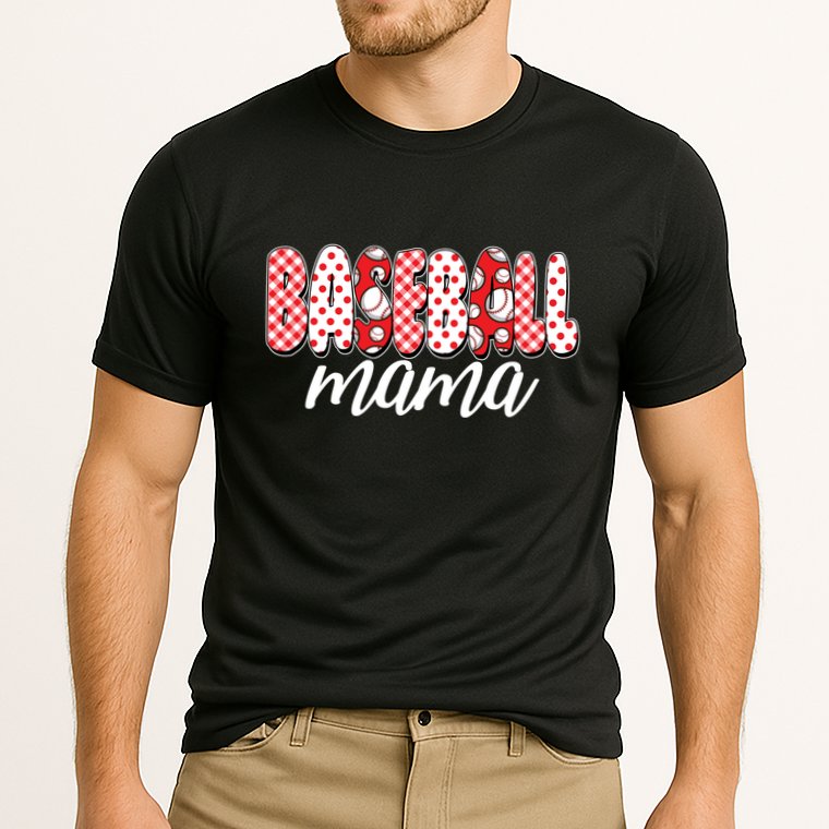 Cute Baseball Mama Cooling Performance Crew T-Shirt