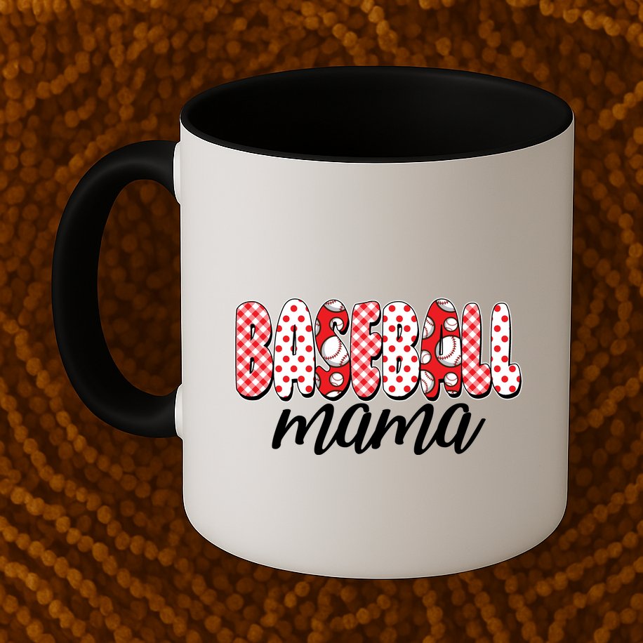 Cute Baseball Mama Mug