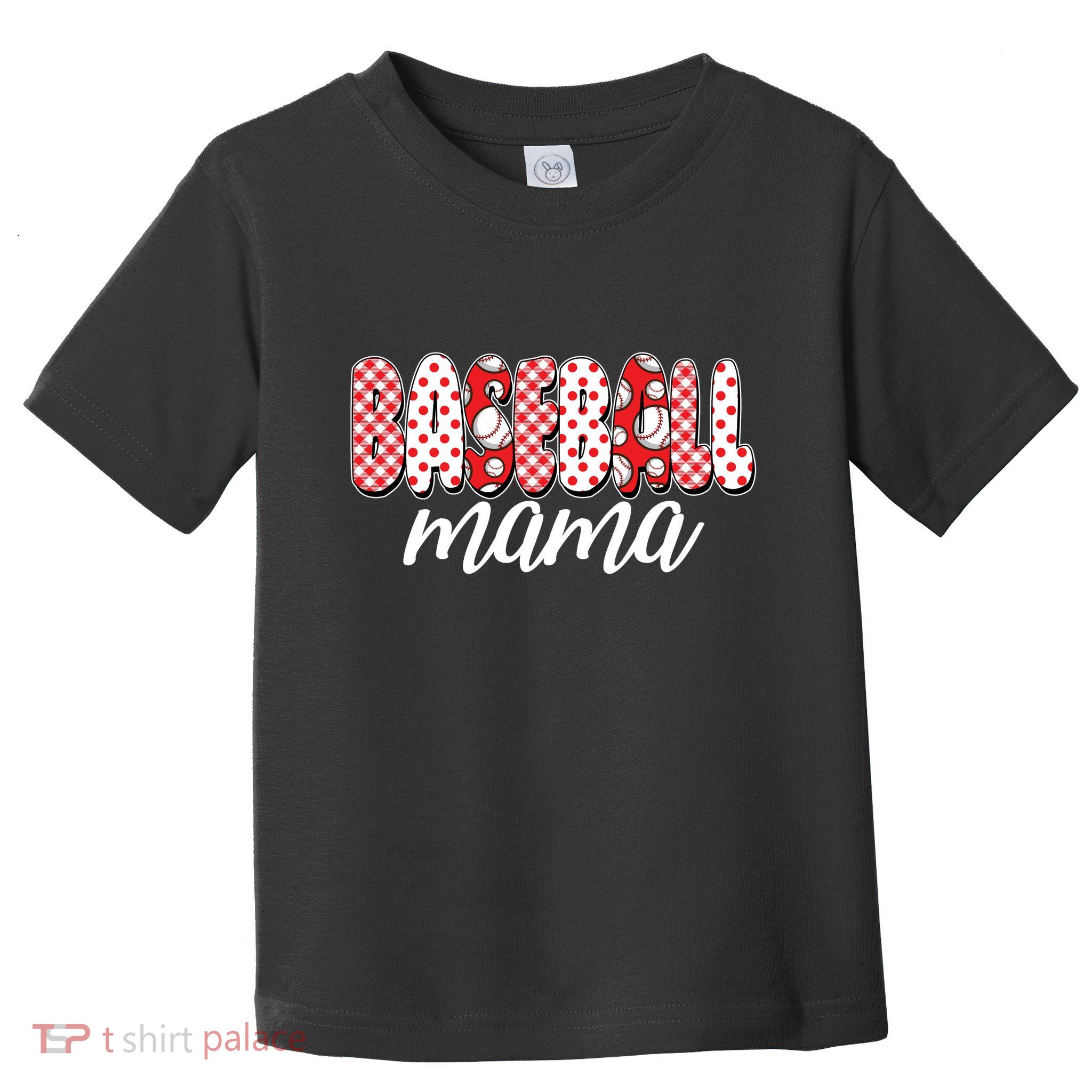 Cute Baseball Mama Toddler T-Shirt