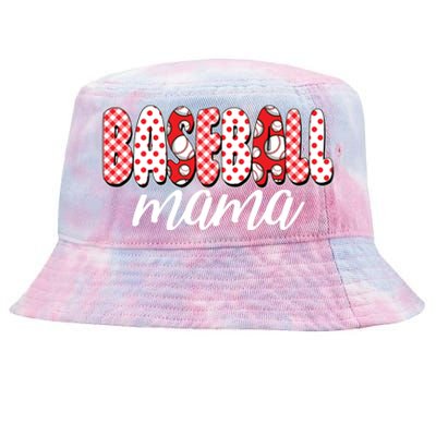 Cute Baseball Mama Tie-Dyed Bucket Hat