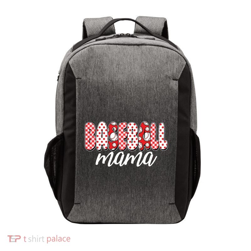 Cute Baseball Mama Vector Backpack