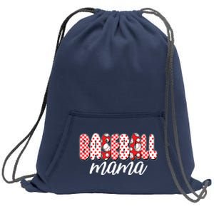 Cute Baseball Mama Sweatshirt Cinch Pack Bag