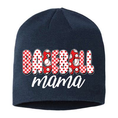 Cute Baseball Mama Sustainable Beanie